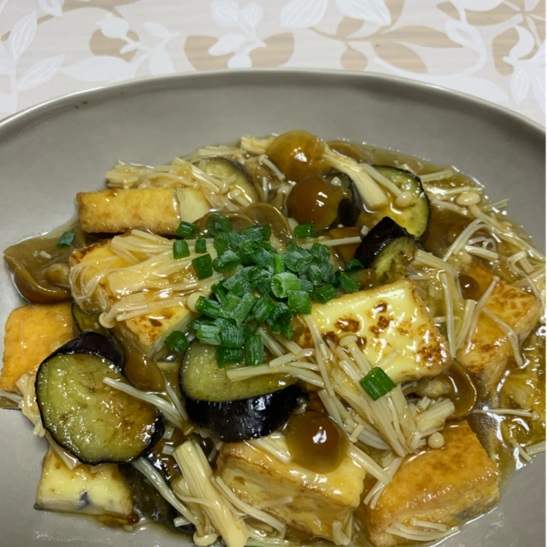 なめこがとろっと ナスの揚げ出しなめこおろしのレシピ動画 作り方 Delish Kitchen