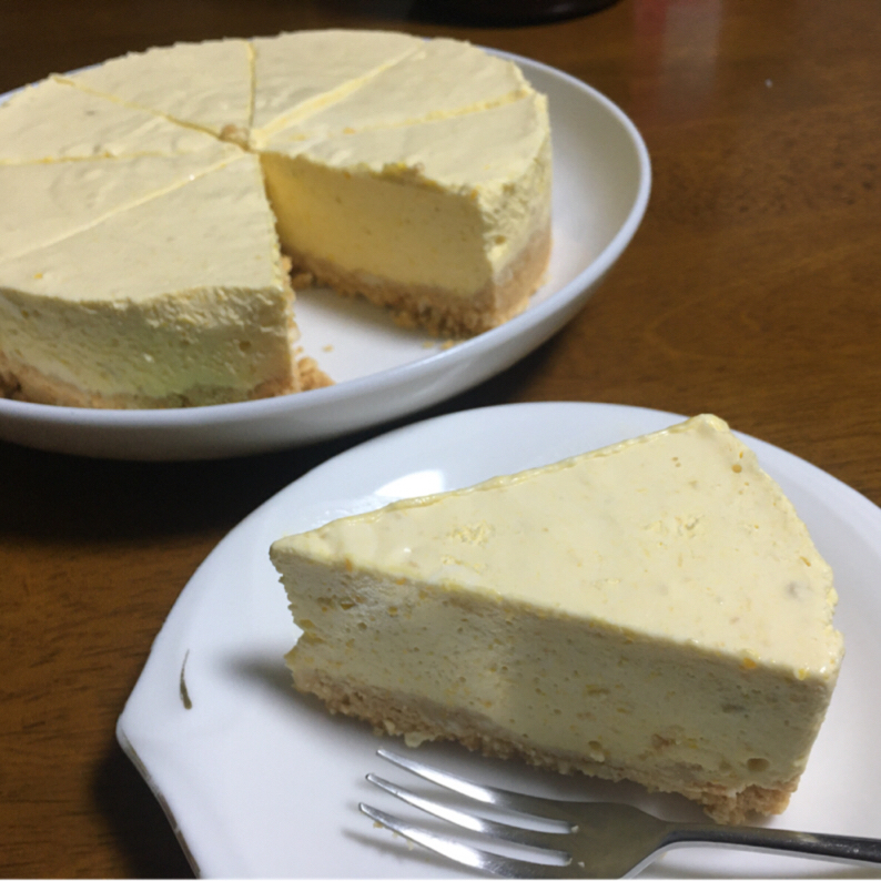 焼かない かぼちゃの濃厚チーズケーキのレビュー Delish Kitchen