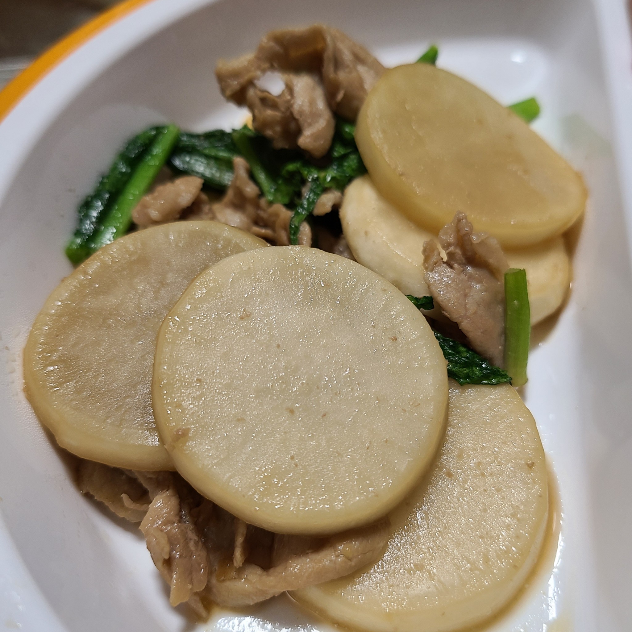 甘辛味がごはんにぴったり 豚肉とかぶのとろとろしょうが炒めのレシピ動画 作り方 Delish Kitchen