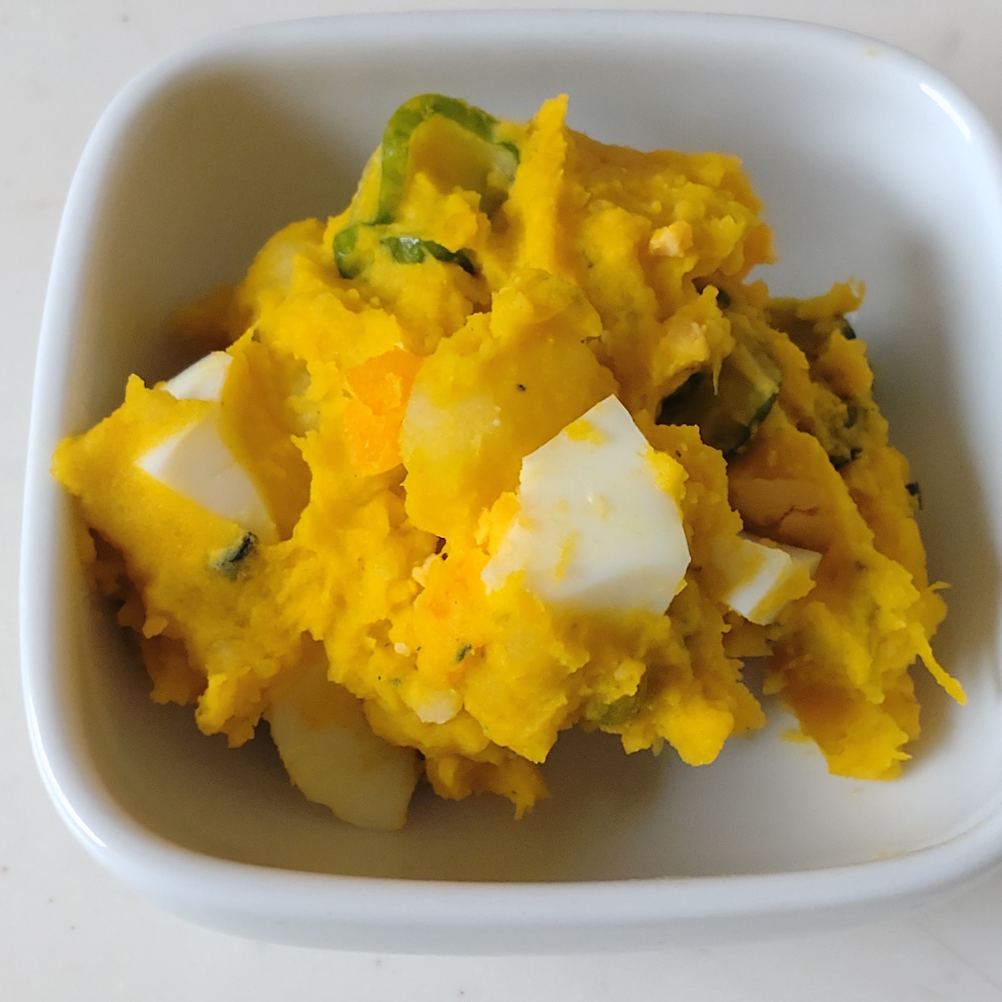 レンジで作る かぼちゃとじゃがいものマヨサラダのレシピ動画 作り方 Delish Kitchen