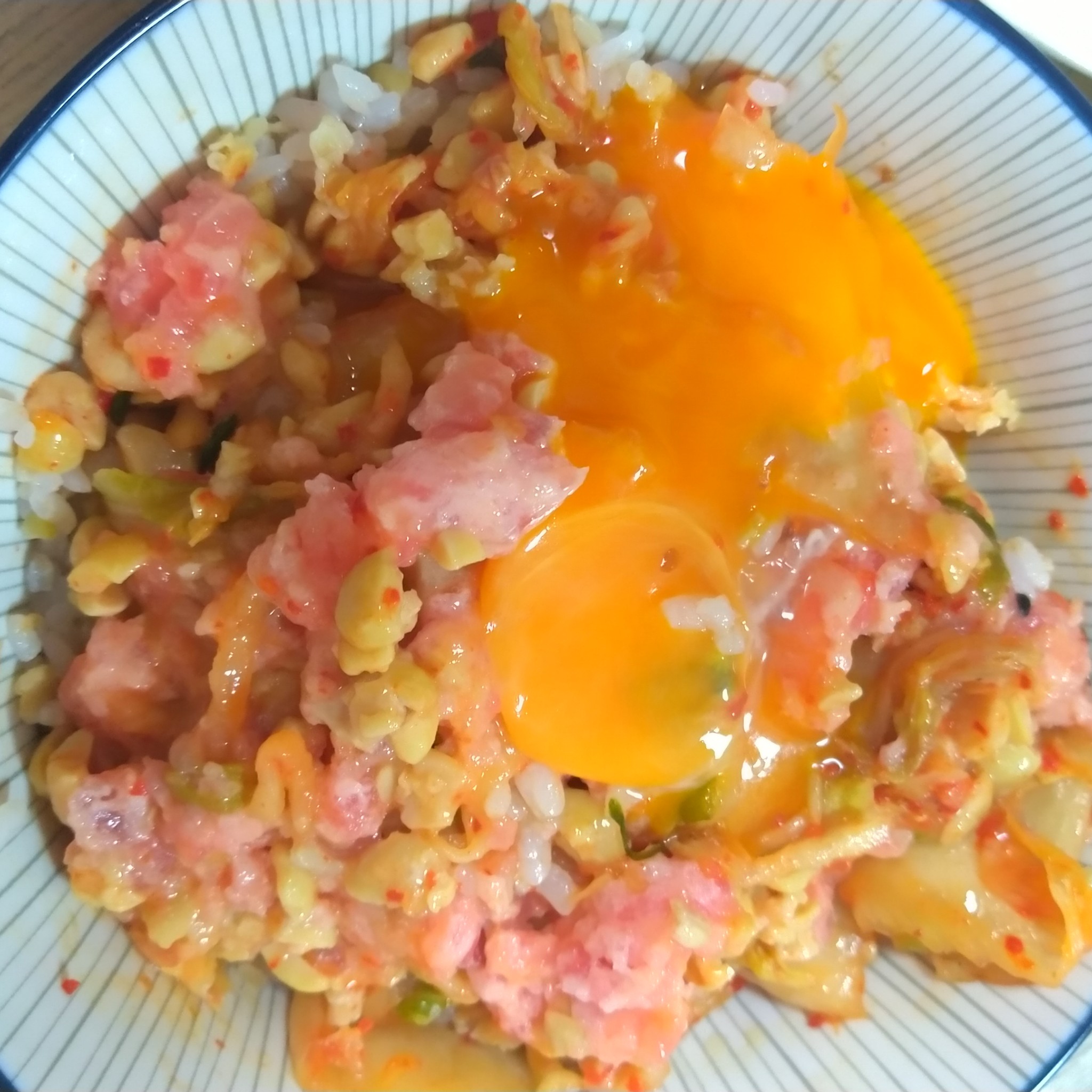 スピード一品 マグロ納豆キムチ丼のレビュー Delish Kitchen