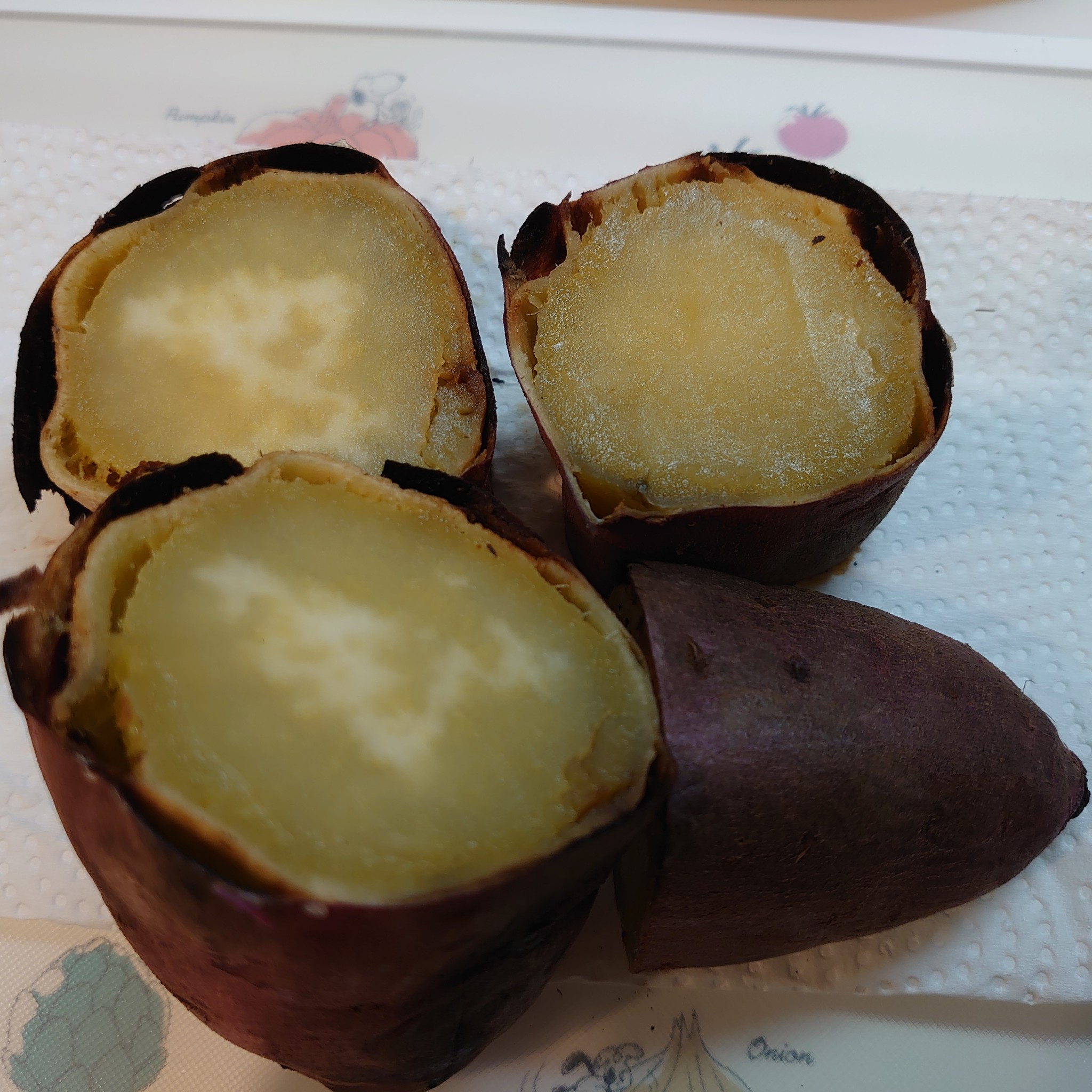 グリル で 焼き芋