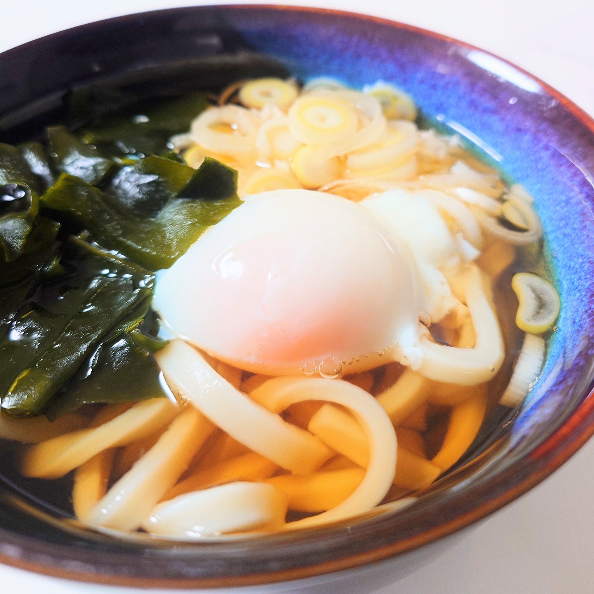 温玉うどん様 丸亀製麺 明太釜玉うどん🍜 温玉トッピングで無料のネギと天かす